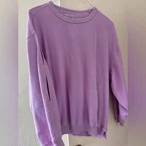 Aerie Lilac Crew Neck Sweater